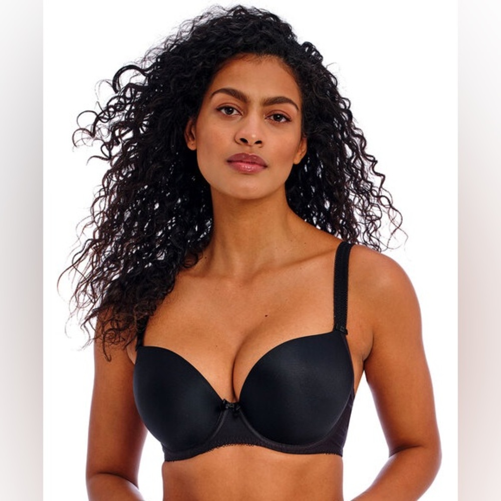 Freya Deco Moulded Plunge Bra - Black - 28I